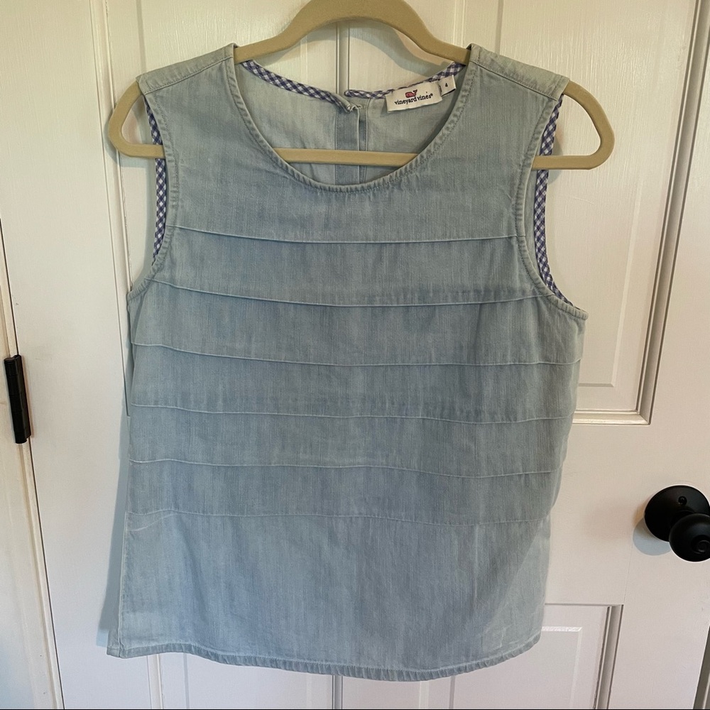 Vineyard Vines Chambray Tank Top